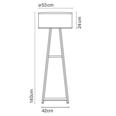 Marset - Lampadaire Cala 140 Marset - Lampadaire Cala 140