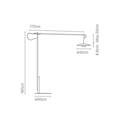 Marset - Lampadaire Ginger XL 42 Marset - Lampadaire Ginger XL 42