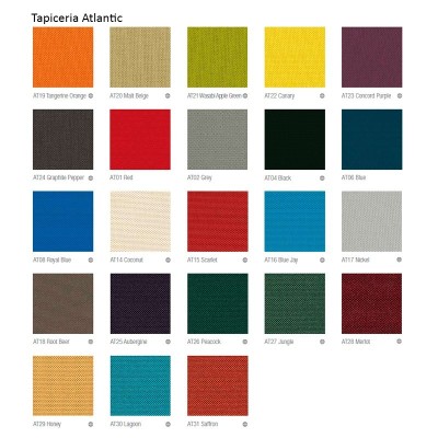 Carta de colores tela Atlantic de Steelcase Carta de colores tela Atlantic de Steelcase