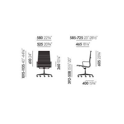 Chaise EA 119 Hopsak en aluminium - Vitra Chaise EA 119 Hopsak en aluminium - Vitra