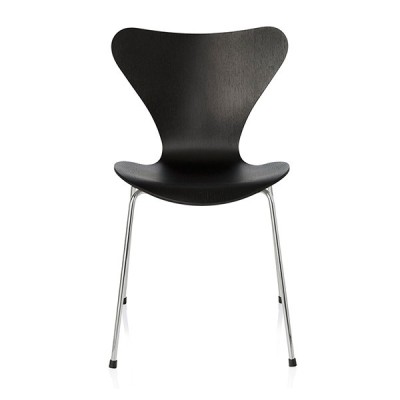 Cadeira da série 7 em cinza manchado de Fritz Hansen Cadeira da série 7 em cinza manchado de Fritz Hansen