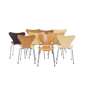 Fritz Hansen silla Series 7 madera