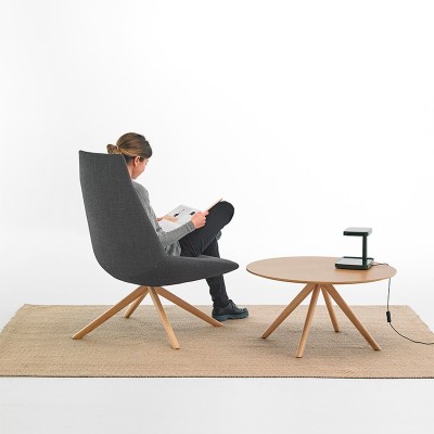 Butaca de respaldo alto Dunas XL Wood  - Inclass