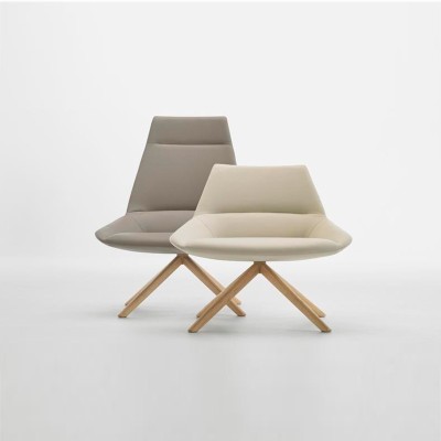 Fauteuil Dunas XL en bois à dossier bas - Inclass Fauteuil Dunas XL en bois à dossier bas - Inclass