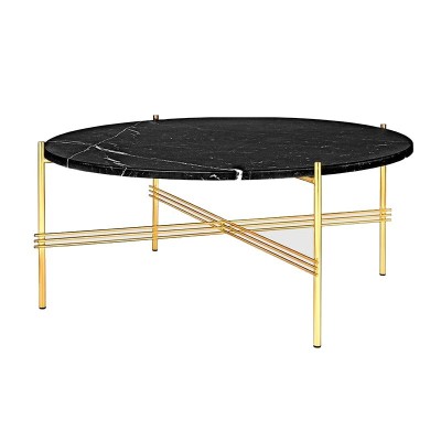 Mesa de centro TS de Gubi Marble Black 2 Mesa de centro TS de Gubi Marble Black 2