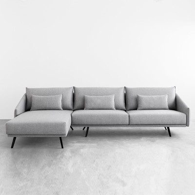 Sofá Costura con chaiselongue tapicería Ducale 832 Sofá Costura con chaiselongue tapicería Ducale 832