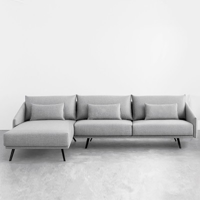 Sofá Costura con chaiselongue tapicería Ducale 832 Sofá Costura con chaiselongue tapicería Ducale 832
