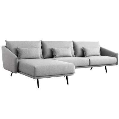 Sofá Costura con chaiselongue tapicería Ducale 832 Sofá Costura con chaiselongue tapicería Ducale 832