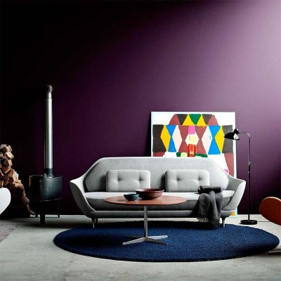 Ambiente acogedor con Lámpara de Pie Kaiser Luxus color negro de Fritz Hansen Ambiente acogedor con Lámpara de Pie Kaiser Luxus color negro de Fritz Hansen