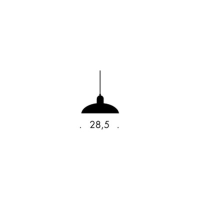 Fritz Hansen Kaiser 6631 lampada a sospensione