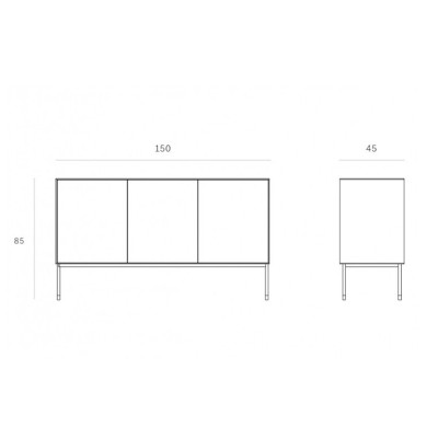 Aparador Whitebird 3 puertas Ethnicraft Aparador Whitebird 3 puertas Ethnicraft