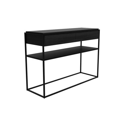 Consola Monolit roble negro Ethnicraft Consola Monolit roble negro Ethnicraft