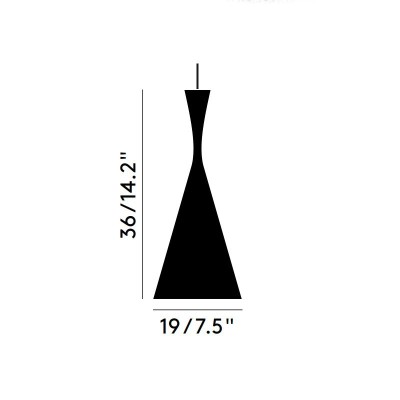 Beat Tall Tom Dixon medidas Beat Tall Tom Dixon medidas