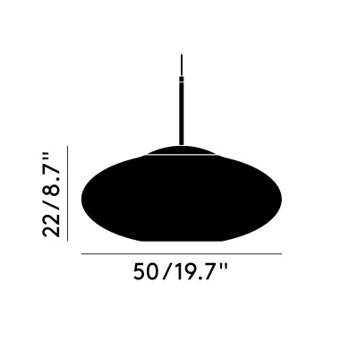 Lámpara Cooper Wide Tom Dixon medidas Lámpara Cooper Wide Tom Dixon medidas