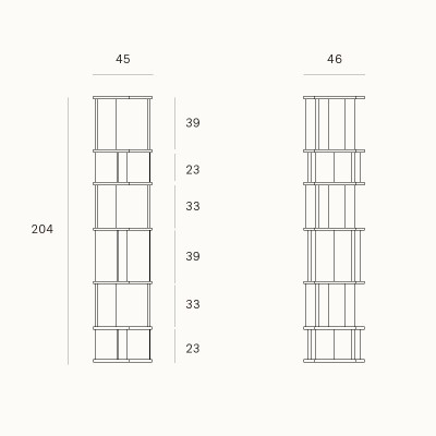 Columna Stairs Roble - Ethnicraft en Moises Showroom Columna Stairs Roble - Ethnicraft en Moises Showroom