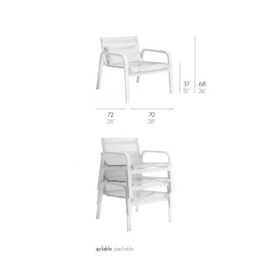 Sillón Stack Gandia Blasco Sillón Stack Gandia Blasco