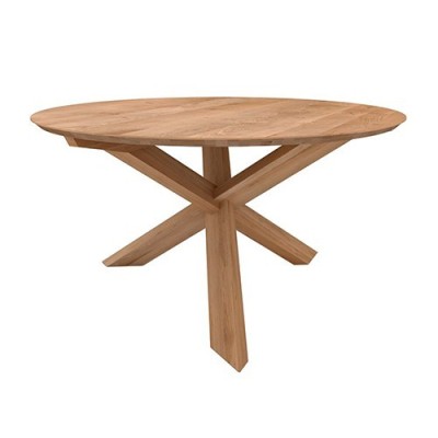 Ethnicraft Circle Oak Dining Table Ethnicraft Circle Oak Dining Table