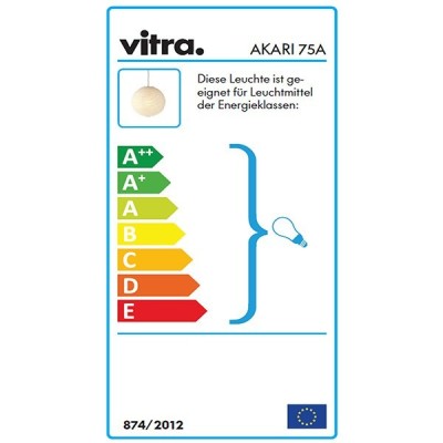 Lâmpada Akari 75A - Vitra Lâmpada Akari 75A - Vitra