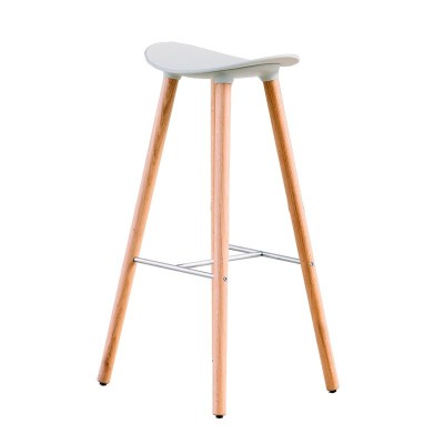Taburete Coma Wood con asiento de polipropileno de la firma Enea Taburete Coma Wood con asiento de polipropileno de la firma Enea