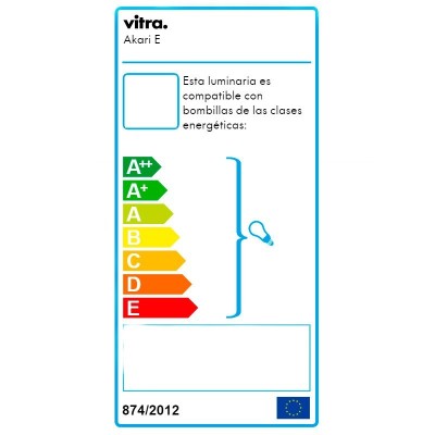 Lámpara Akari E Vitra Lámpara Akari E Vitra