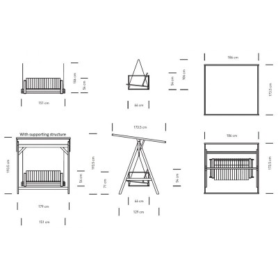 Sofá Mecedora BK13 & BK17 Carl Hansen medidas Sofá Mecedora BK13 & BK17 Carl Hansen medidas