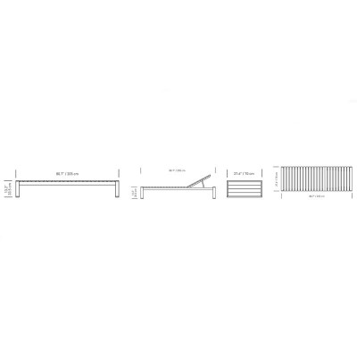 Tumbona BK14 Carl Hansen medidas Tumbona BK14 Carl Hansen medidas