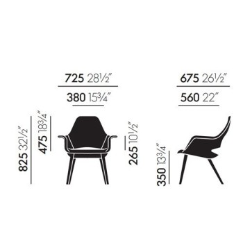 Silla Organic Chair - Vitra