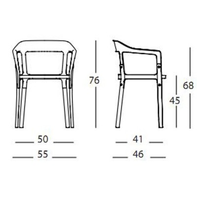 Chaise en bois d’acier par Magis Chaise en bois d’acier par Magis