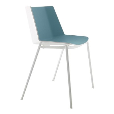 Silla Aïku con base metálica cónica de MDF Italia en Moises Showroom Silla Aïku con base metálica cónica de MDF Italia en Moises Showroom