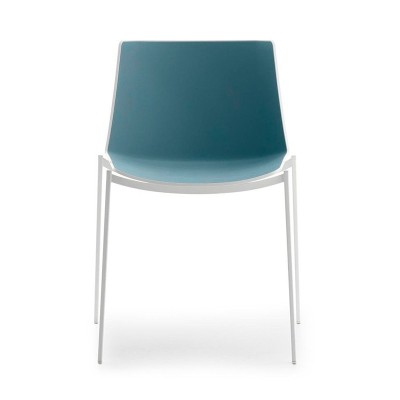 Silla Aïku con base metálica cónica de MDF Italia en Moises Showroom Silla Aïku con base metálica cónica de MDF Italia en Moises Showroom