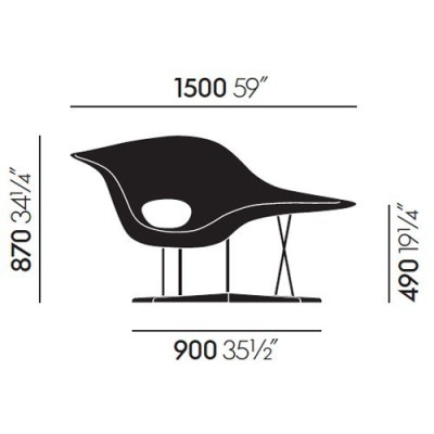 Chaise La Chaise - Vitra Chaise La Chaise - Vitra