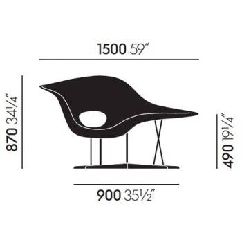 Silla La Chaise - Vitra