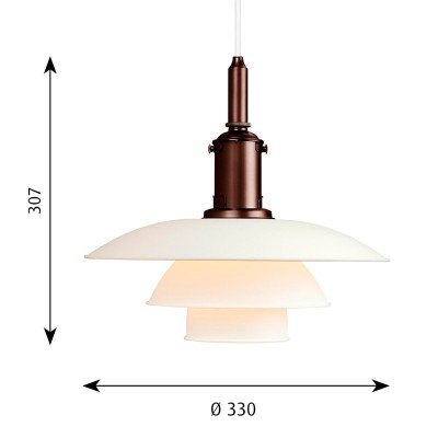 Louis Poulsen suspension PH 31/2-3 Louis Poulsen suspension PH 31/2-3