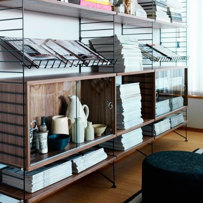 String system display cabinet String system display cabinet