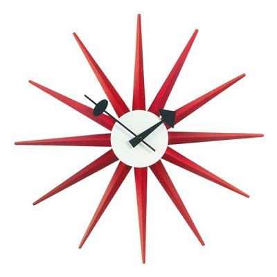Sunburst Clock Red - Vitra Sunburst Clock Red - Vitra