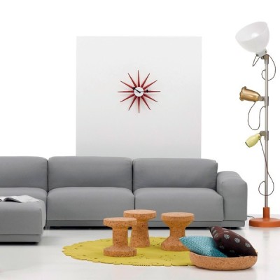 Sunburst Clock Red - Vitra Sunburst Clock Red - Vitra