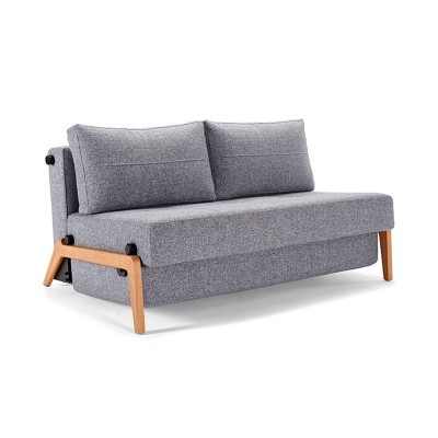 Sofá cama Cubed 160 Wood de Innovation en Moises Showroom Sofá cama Cubed 160 Wood de Innovation en Moises Showroom