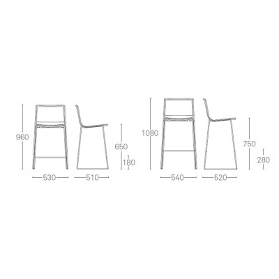 ALO stool for Ondarretasled foot ALO stool for Ondarretasled foot