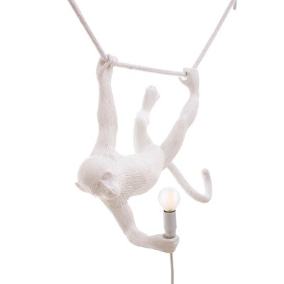Monkey Lamp Swing White Seletti Monkey Lamp Swing White Seletti