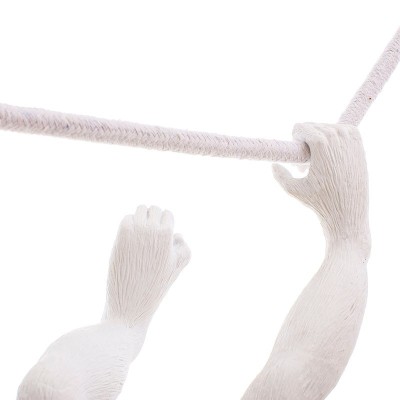 Monkey Lamp Swing White Seletti Monkey Lamp Swing White Seletti