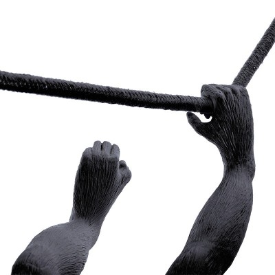 Lâmpada de Macaco Swing Preto Mono Lâmpada Seletti Lâmpada de Macaco Swing Preto Mono Lâmpada Seletti