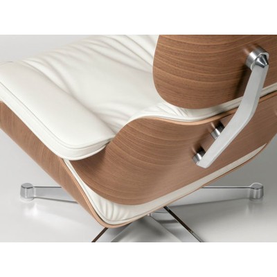 Chaise longue et pouf blanc - Vitra Chaise longue et pouf blanc - Vitra