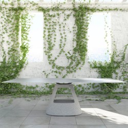 Mesa Table B Stone de BD Barcelona en Moises Showroom Mesa Table B Stone de BD Barcelona en Moises Showroom