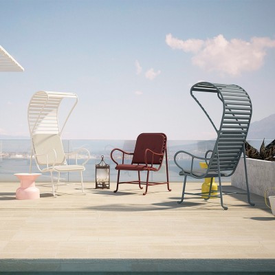 Sillón con pérgola Gardenias de BD Barcelona en Moises Showroom Sillón con pérgola Gardenias de BD Barcelona en Moises Showroom