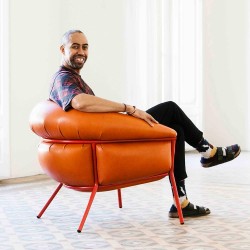 Butaca Grasso de BD Barcelona en Moises Showroom Butaca Grasso de BD Barcelona en Moises Showroom