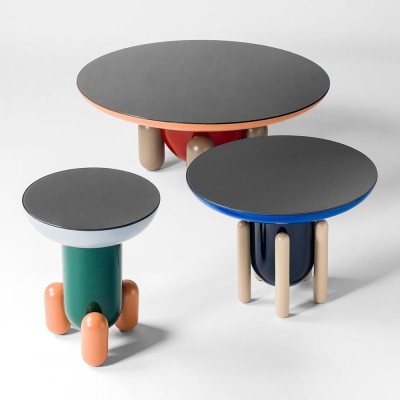 Mesas Explorer diseñadas por Jaime Hayon para BD Barcelona en Moises Showroom Mesas Explorer diseñadas por Jaime Hayon para BD Barcelona en Moises Showroom