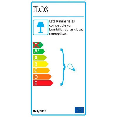 Lámpara IC T1 High Flos etiqueta energética Lámpara IC T1 High Flos etiqueta energética