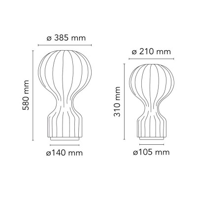 Gatto et Gatto mini lampe design Flos Gatto et Gatto mini lampe design Flos