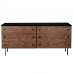 Aparador 62 dresser con 6 cajones de Gubi Aparador 62 dresser con 6 cajones de Gubi