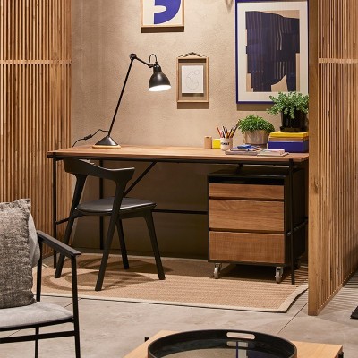 Ethnicraft Commode 3 tiroirs Oscar Ethnicraft Commode 3 tiroirs Oscar